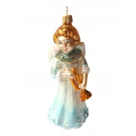 BOŽIČNE STEKLENE KROGLICE Angel moli 13 cm