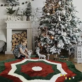 Zvezdica Božična Preproga za Jelko 75 cm