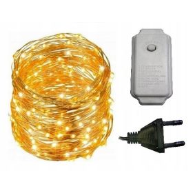   Mini LED verižna žica z 100 LED lučkami, 10m dolžine, 230V, 6 načinov osvetlitve