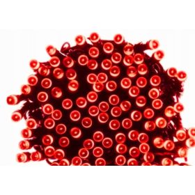  Rdeče LED lučke za božično drevo 200 notranja/zunanja prog.l