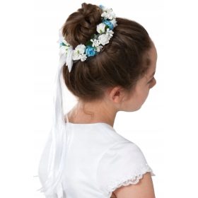 Wianek za prvo obhajilo na koka v modri barvi model WK97K