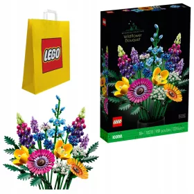   LEGO CVETLIČNI ŠOPEK 10313 + LEGO 6315792 VP PAPIRNA VREČKA SREDNJA M 34X41X10 TE