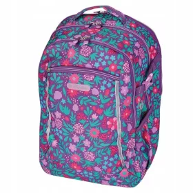   SHOOLPACK HERLITZ Večpredmetni Šolski Nahrbtnik Shades of Purple, Shades of Blue, Shades of Pink 24 L