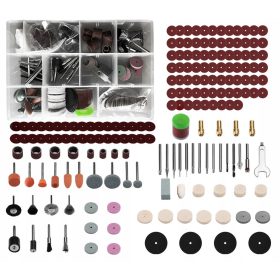   DEKO Komplet orodij za mini brusilke, rezkalne konice, svedre in diske - 210 elementov