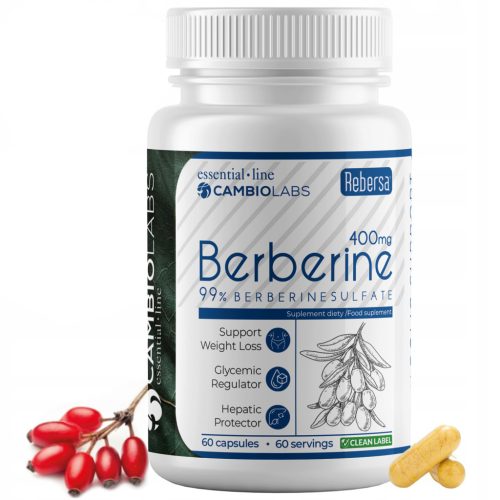 Berberin Sulphate 400mg CambioLabs - Naravna podpora za vaše zdravje