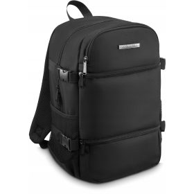   Potovalni nahrbtnik Zagatto® za letalo, črn, 40x25x20 cm, primeren za RYANAIR in WIZZAIR