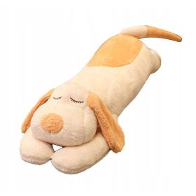 Velika plišasta maskota psa 110 cm v bež ali rjavi barvi