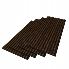   Stenske lamele iz akustičnega filca za zvočno izolacijo SET 4x 120x60 cm 2,88 m2 Dekor plošče