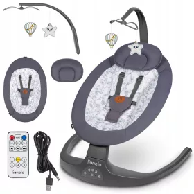   Ležalnik Lionelo RALF z električnim gugalnikom in daljinskim upravljalnikom