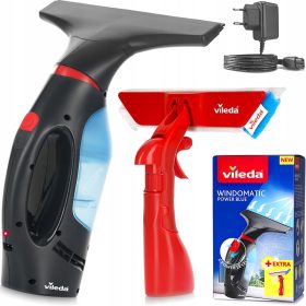   Vrhunski brezžični pomivalnik oken Vileda Windomatic Power BlueSet + EXTRA HQ