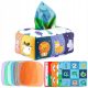 SORTER BOX Z ROBČKI PLIŠASTE ŽIVALI MONTESSORI SENSORY
