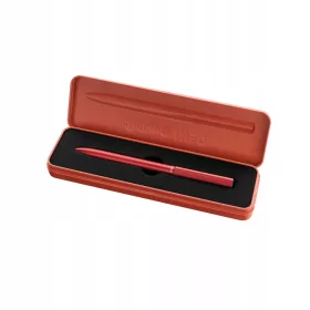   Modri pisalni svinčnik Pelikan INEO Fiery Red 822497 v etuiju + gravura