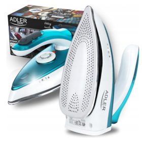   Adler AD5035 1700 W Likalnik s parno funkcijo za popolno likanje na poti! Moc 1700W | Funkcija pary | Prasowanie na suho | Uderanje pary 70g/min. | Prasovanje parno 15g/min. | Sklopiva keramična plošč