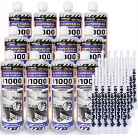   Zimski komplet kemičnih sidra PESF1000 410ml - 12 kosov + pripomočki