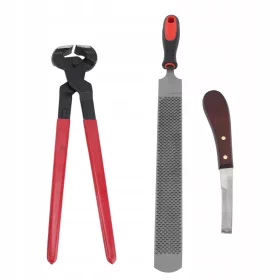 Kovinski komplet orodja za popravilo kopit