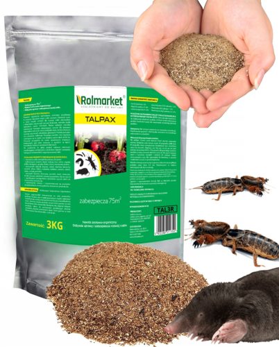 Talpax Bio 3kg Gnojilo za Pobiranje, Krtov, Voluharjev, Glodalcev