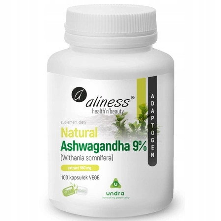 Ashwagandha v kapsulah - 100% naravno, 560 mg, 100 VEGE kapsul
