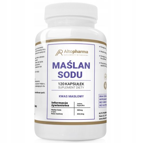 Natrijev butirat 585mg - Podpora za zdravo prebavo in črevesje, Altopharma®