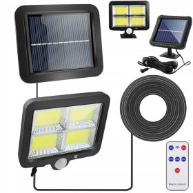   Slovenian optimized name: Visokozmogljiva solarna svetilka DDK 250 W 128 LED COB, senzor gibanja in mraka

Slovenian optimized description: 
LAMPA SOLARNA 128 LED COB Z ODDZIELNYM PANELEM SOLARNYM + P