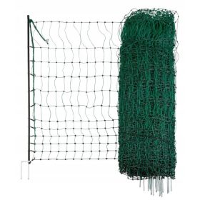   Neelektrična mreža za kokoši, gosi, purane 25m višina 106cm zelena Kerbl