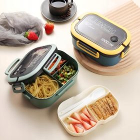 LUNCH BOX OTROŠKI Z VENTILOM ZA PRAVILNO HRANJENJE 1200 ML