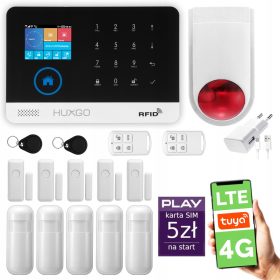 Brezžični alarm HUXGO HXA003 4G LTE s WiFi + GSM