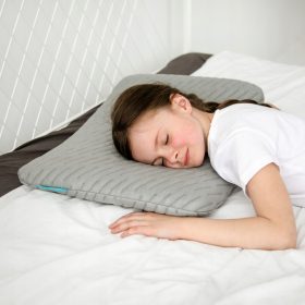   Ploščata ortopedska blazina za otroke 3 - 16 let s prevleko iz bambusa
