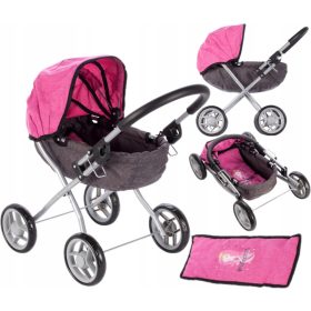 Globoki voziček za punčke Princess Gondola