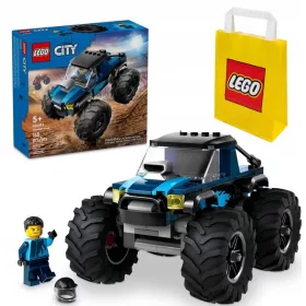   LEGO City 60402 Modri pošasti tovornjak + LEGO darilna vrečka M 41x34x12 cm