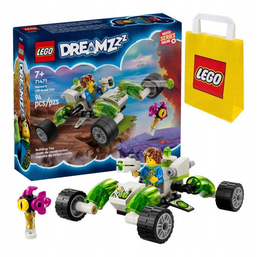 LEGO DREAMZzz™ Mateo terenec ali helikopter 71471 + LEGO 6315786 PAPIRNA VREČKA VP SMALL S 24X18X8