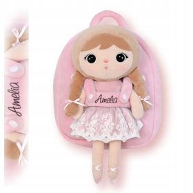   Metoo otroški nahrbtnik s snemljivo plišasto igračo - Boho