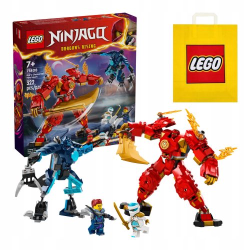 LEGO Ninjago Kaia's Fire Elemental Mech 71808 + VP Paper Bag LEGO 6315792 Medium