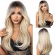 Blond Ombre Dolga Lasulja iz Sintetičnih Las