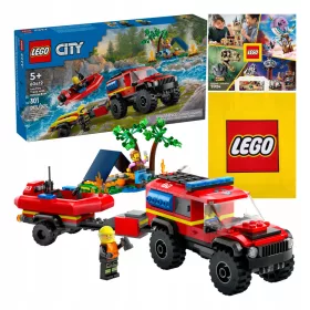LEGO City - Gasilsko vozilo 4x4 z reševalnim čolnom