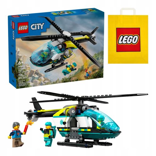 Reševalni helikopter LEGO City 60405 - Igrača za otroke 6+ let