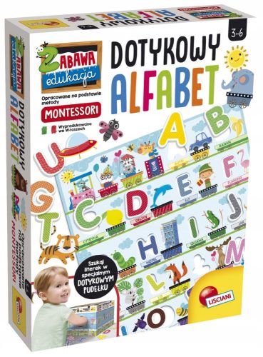 Montessori Taktična Abeceda za Otroke