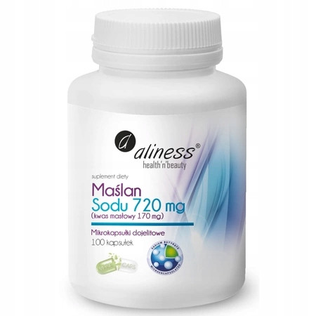 Natrijev Butirat 720 mg - Mikrokapsulirane Vegetarijanske Kapsule za Zdravje Črevesja