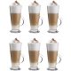 KavaSet visokih kozarcev 260 ml za latte 6 kosov