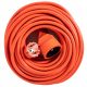 Vrtni podaljšek SuperFlex 30 m, 1 vtičnica, oranžna
