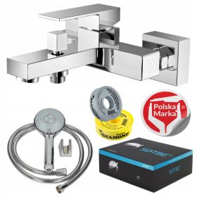   Slovenian name: Kvadratna armatura za kad CUBIC, tuš set, krom

SEO-optimized description:
Kvadratna armatura za kad CUBIC je elegantna in funkcionalna rešitev za vašo kopalnico. Ta visokokakovostna a