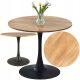 Okrogla miza Signal Tables 90 x 90 x 76 cm naravni hrast