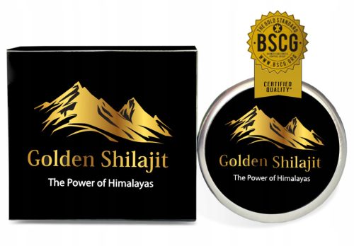 Himalajska Smola Golden Shilajit - Naravna Mineralna Smola z Himalaje