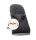 BABYBJORN - otroški gugalnik Bliss Cotton v črni barvi s sivo okvirjem + Igrača Googly Eyes Black & White