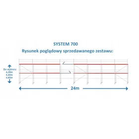   Slovenian name: Visokokakovostni gradbeni oder SYSTEM 700 s površino 153 m2

SEO-optimized description: 
Pozdravljeni, ponujamo vam visokokakovosten poljski gradbeni oder - SYSTEM 700. Vsi elementi od