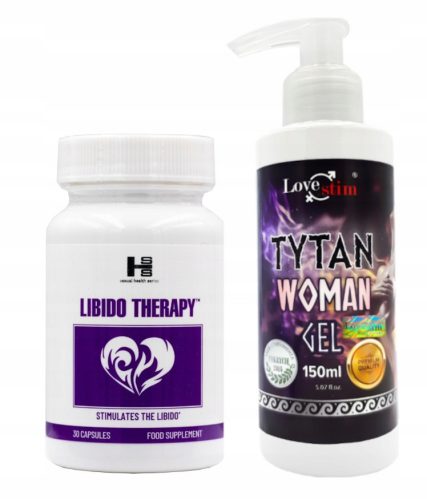 Libido Therapy 30 kapsul z gratis gelom TYTAN WOMEN za izboljšane občutke