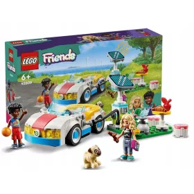 LEGO Friends 42609 Električni avtomobil in polnilna postaja