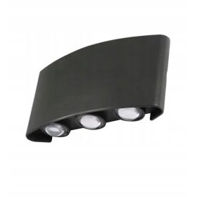   rna vrtna stenska svetilka Ousfot z integriranim 5 W LED virom