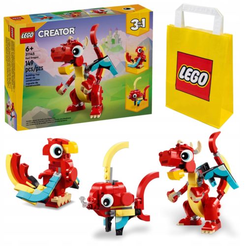 LEGO Stvaritelj 3v1 31145 Rdeči zmaj
