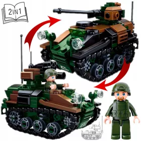   Cestni bloki Wiesel Tank Plavajoče pehotno vozilo Nemški TANKET WEASEL ARMY