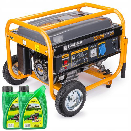 Stacionarni enofazni agregat Powermat 3000 W bencin